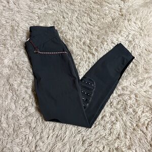 Women’s Size 24R Grey Equine Couture Knee Patch Horseback Riding Breeches